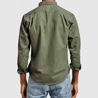 Camicia Base Casual in Cotone
