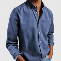 Camicia Base Casual in Cotone