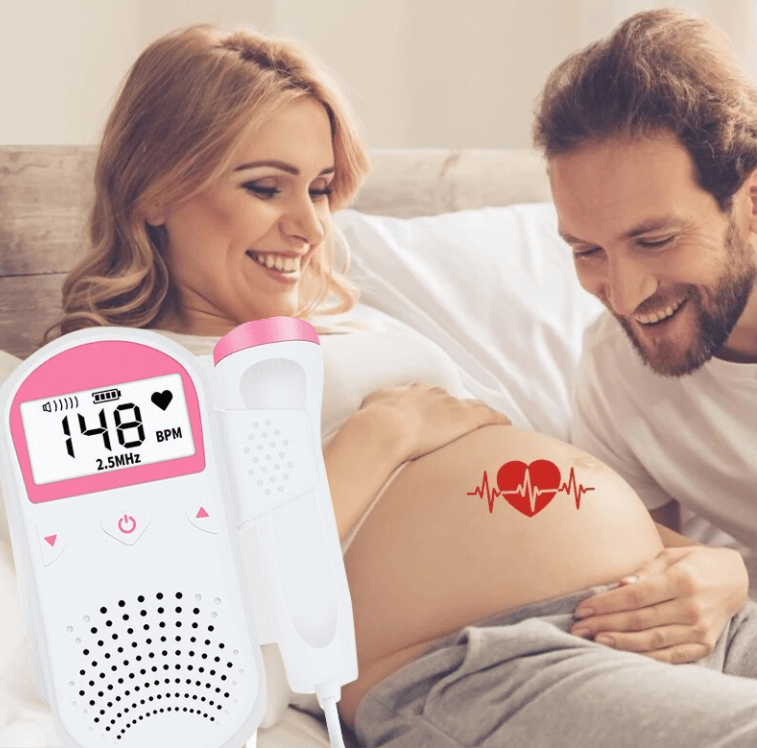 Appareil doppler fœtal pour suivre les battements du cœur du bébé