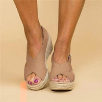Espadrillas Ortopediche con Zeppa Comode per Donna