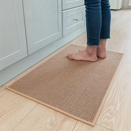 tapis moderne et antidérapant gris pour cuisine