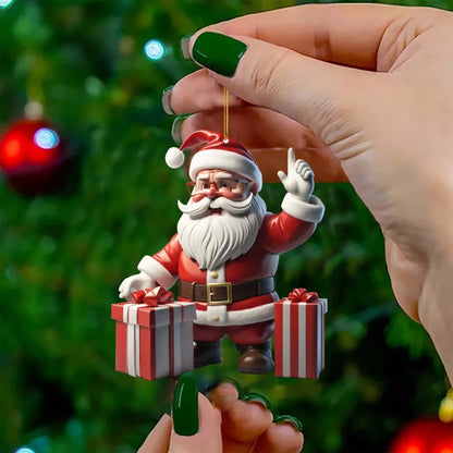 Boule de Noël artisanale avec décoration sapin pour décoration de balcon