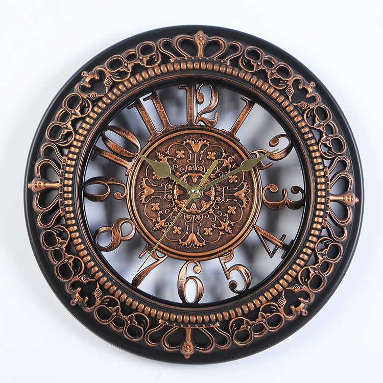 AntiqueLuxury® Horloge Murale Exclusive au Design Élegant Ancien