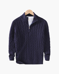 Maglione con Mezza Zip