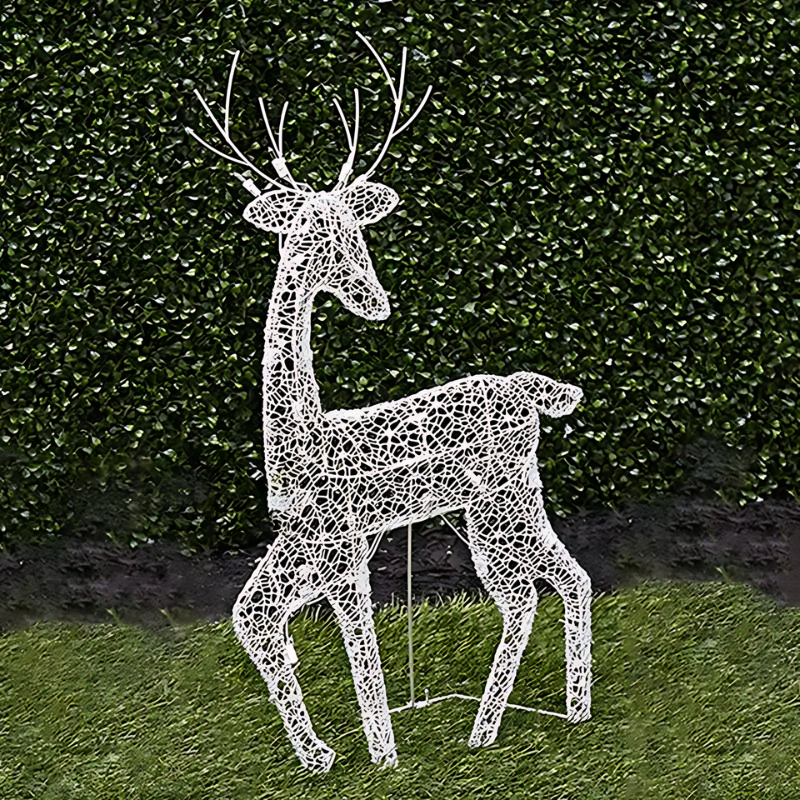 GlanzRudolph® Décoration Rutilante de Renne pour une Ambiance Festive