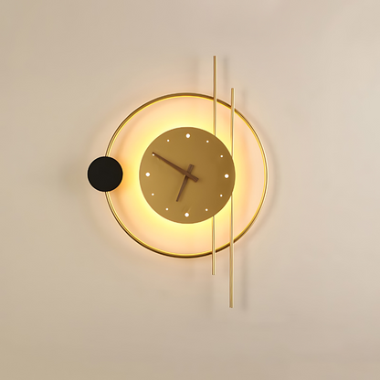 Horloge murale design moderne et décorative idéale pour salon avec une touche élégante