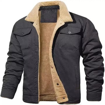 Veste bomber noire pour homme parfait pour l'hiver