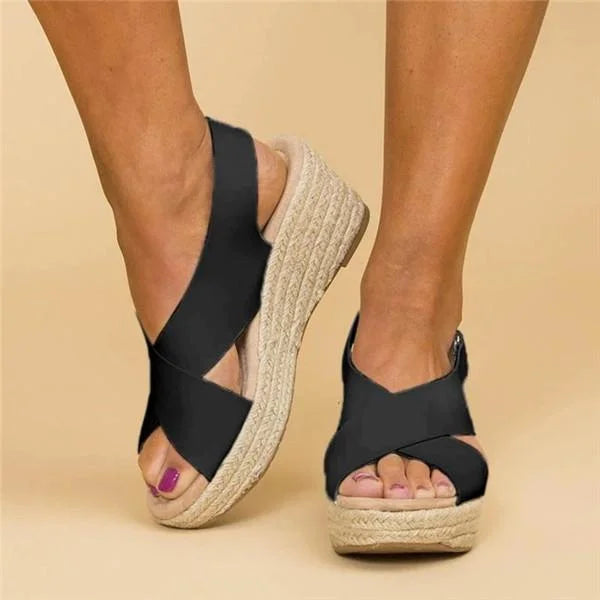 Espadrillas Ortopediche con Zeppa Comode per Donna