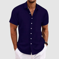 Camicia a Maniche Corte Loose Fit