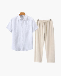 Old Money – Combo in Lino a Manica Corta