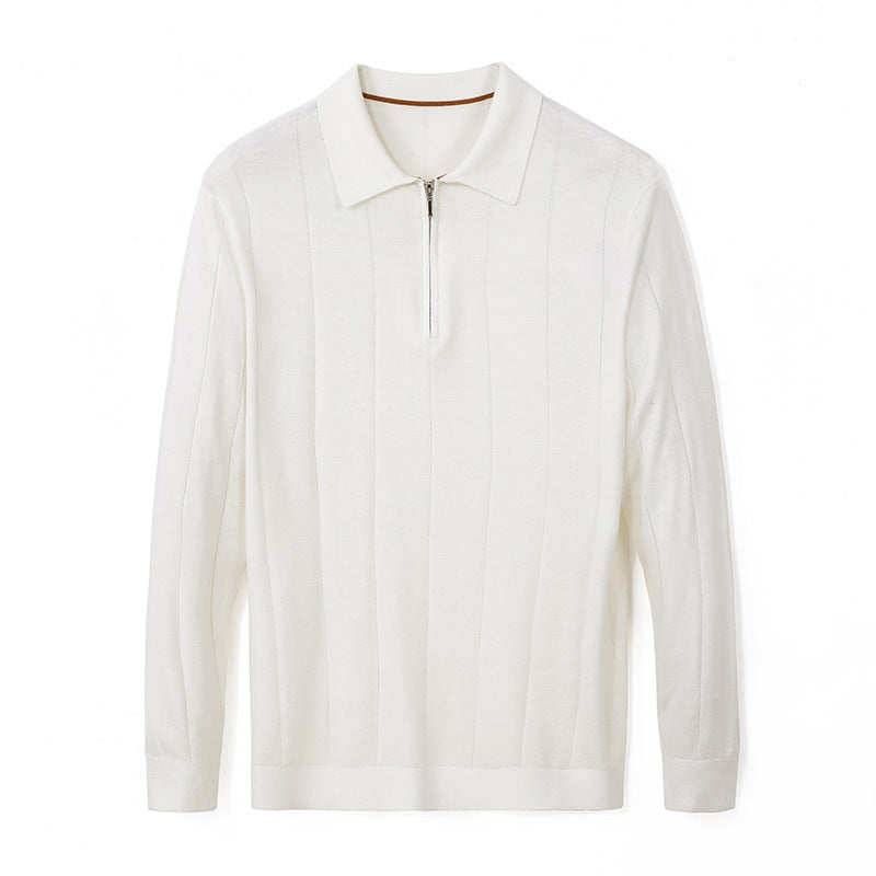 Maglia di Base Design a Contrasto di Colore a Righe