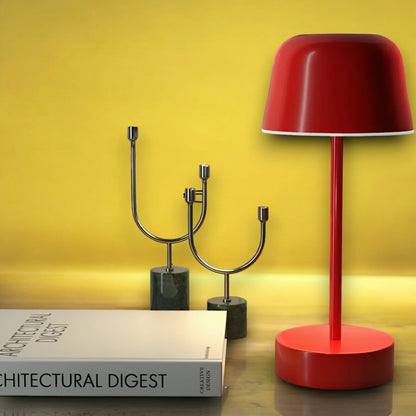 lampe de table led rétro avec éclairage design moderne sans fil