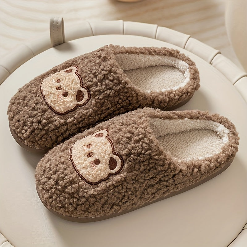 Dobi® Chaussons Antidérapants en Peluche Douce