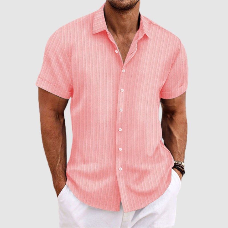 Camicia a Maniche Corte Loose Fit