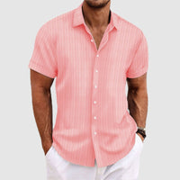 Camicia a Maniche Corte Loose Fit