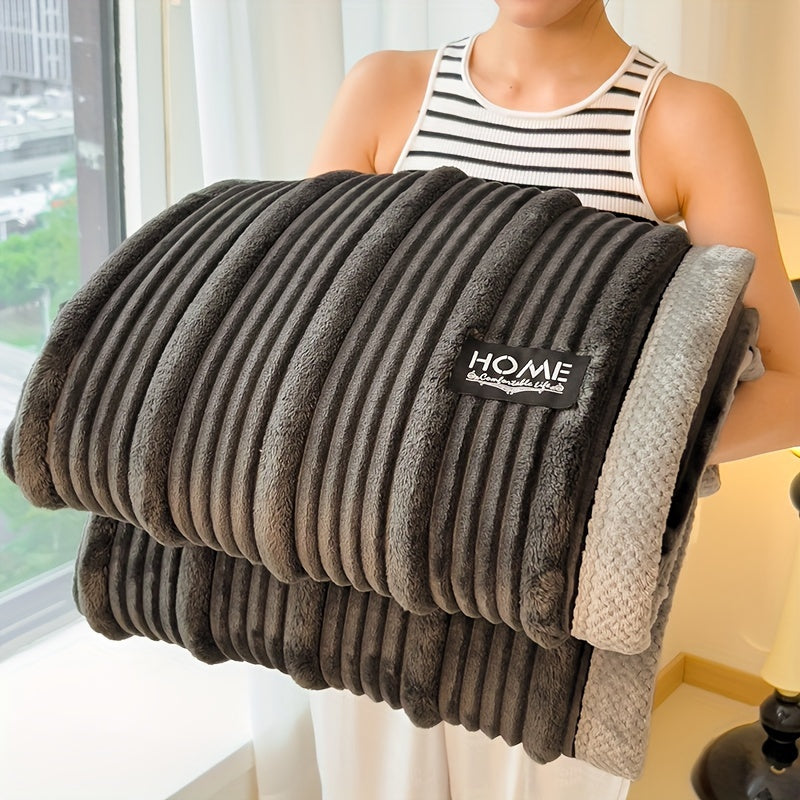 CloudComfort® Luxueuse Couverture Chauffante en Polaire pour un Confort Annuel