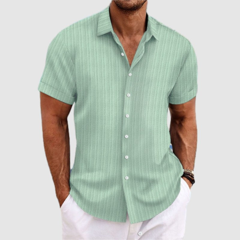 Camicia a Maniche Corte Loose Fit