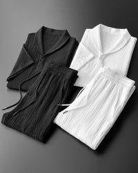 Completo Polo in Cotone e Pantaloni