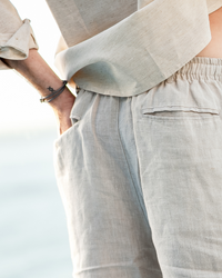 Casablanca - Pantaloni Corti in Lino Premium
