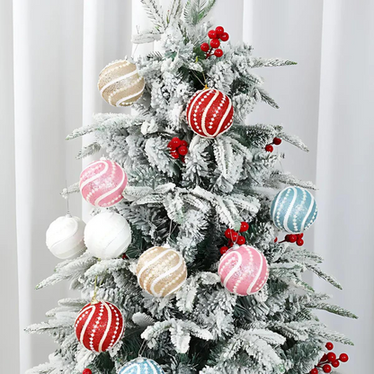 PearlLuxe® Boules de Noël Élégantes pour une Touche Festive