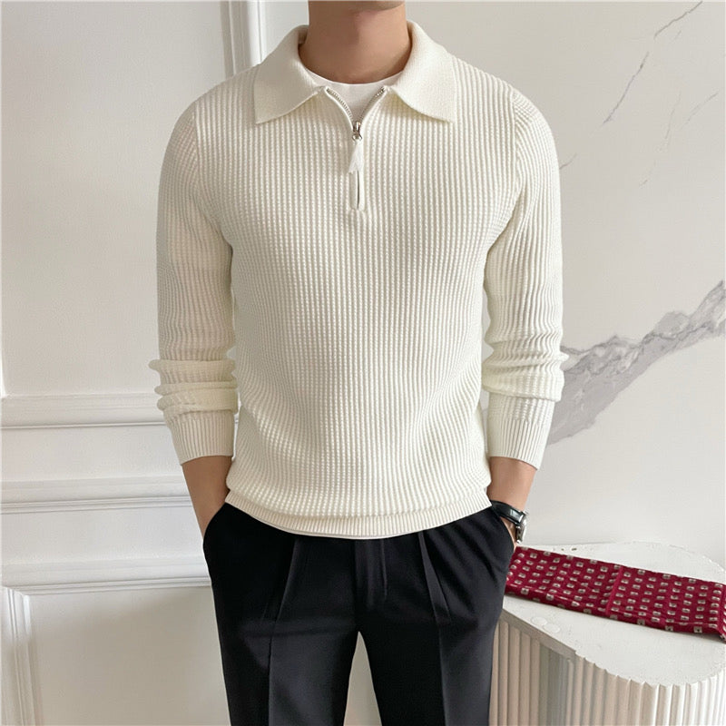 Maglione con zip