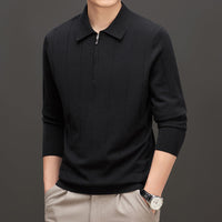Maglia di Base Design a Contrasto di Colore a Righe