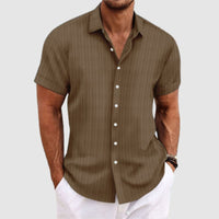 Camicia a Maniche Corte Loose Fit