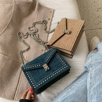 Borsa a tracolla in pelle PU per donna, stile moderno