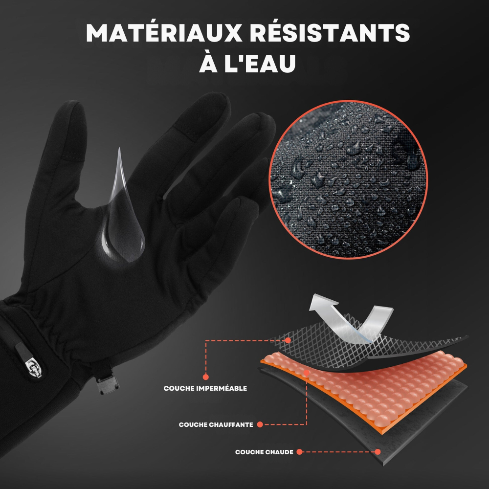 HeatGuard® Gants Chauffants Unisexes