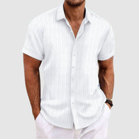 Camicia a Maniche Corte Loose Fit