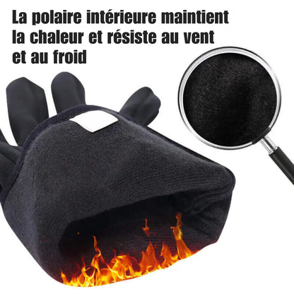 HeatGlide® Gants Doublure Chauffants Unisexes, Fins et Respirants