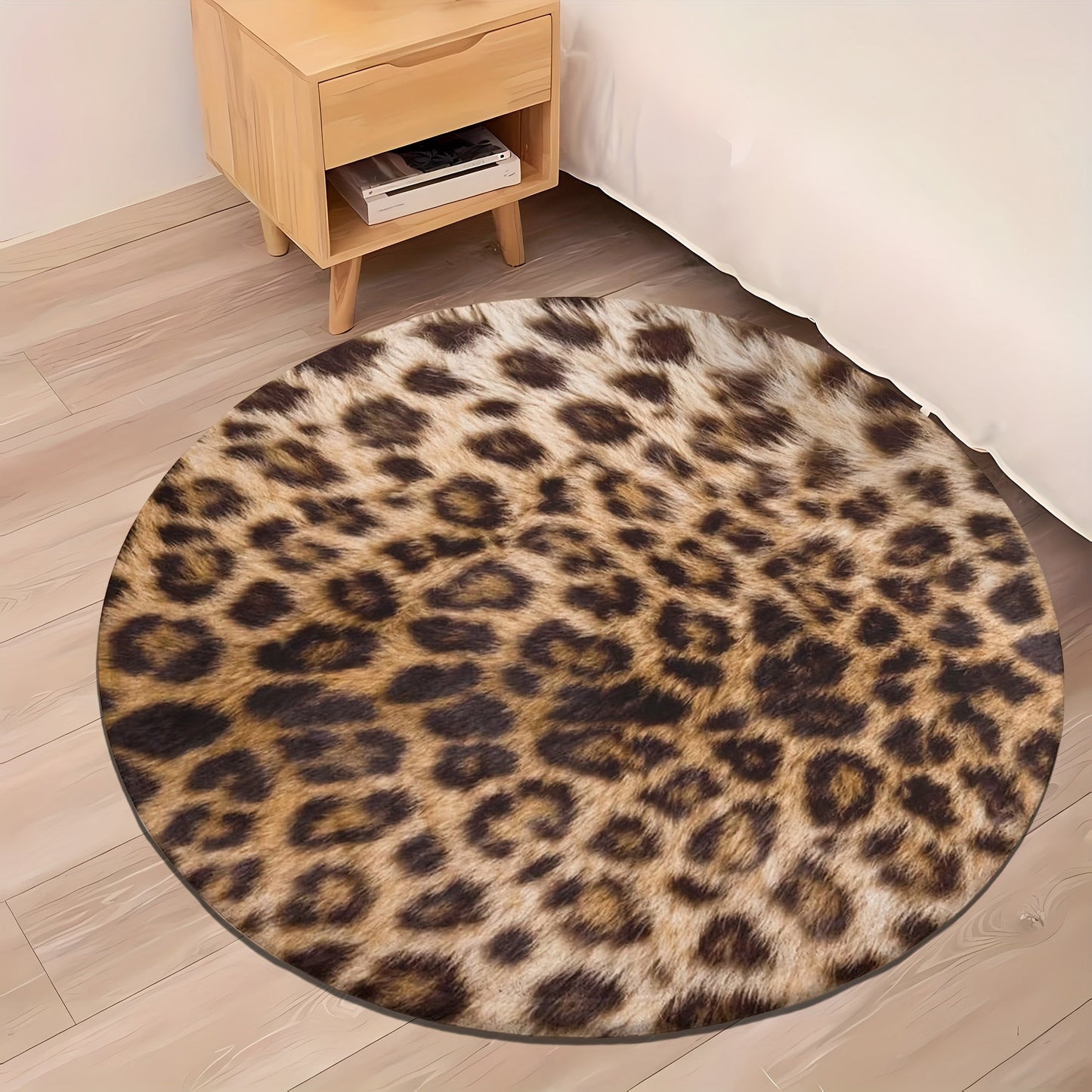 SafariFinesse® Tapis en flanelle luxueux à motif léopard pour un intérieur élégant