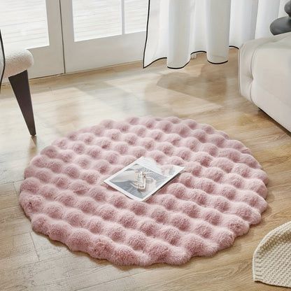 VeluStyle® Tapis Rond Moelleux – Confort Élégant pour Votre Maison