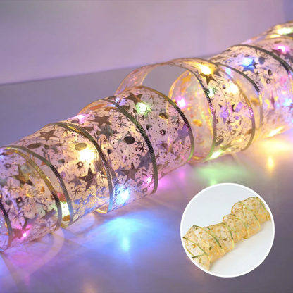 SparkleFest™ Ruban de Noël LED pour un Éclat Festif