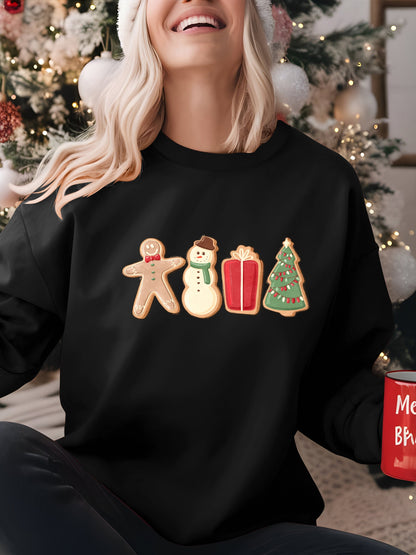 Mia® Sweatshirt Festif pour Femme avec Motifs de Noël