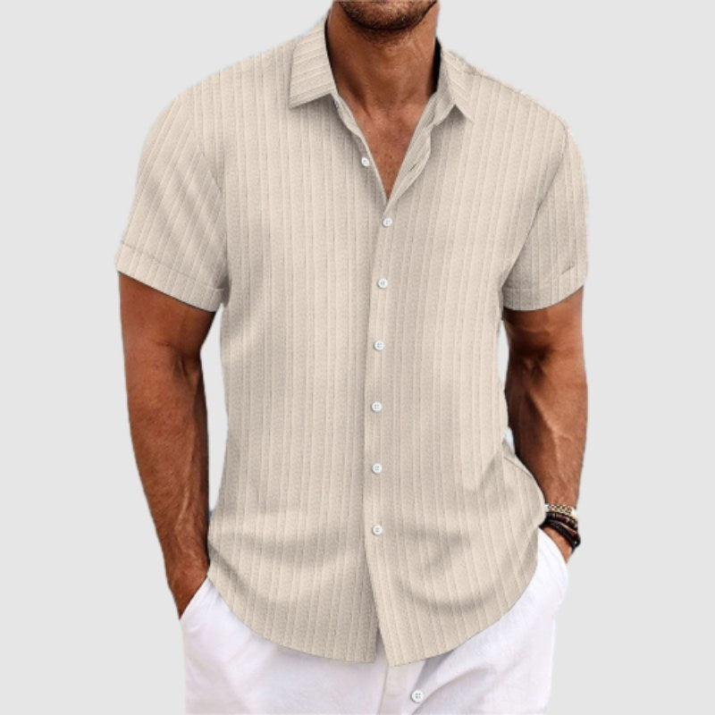 Camicia a Maniche Corte Loose Fit