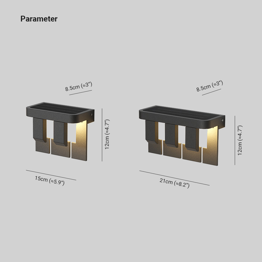 Paul® Moderne Applique Solaire Extérieure pour Jardin et Balcon