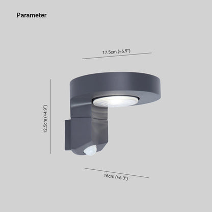 Paul® Moderne Applique Murale Solaire en Métal et Acrylique pour Jardin et Terrasse