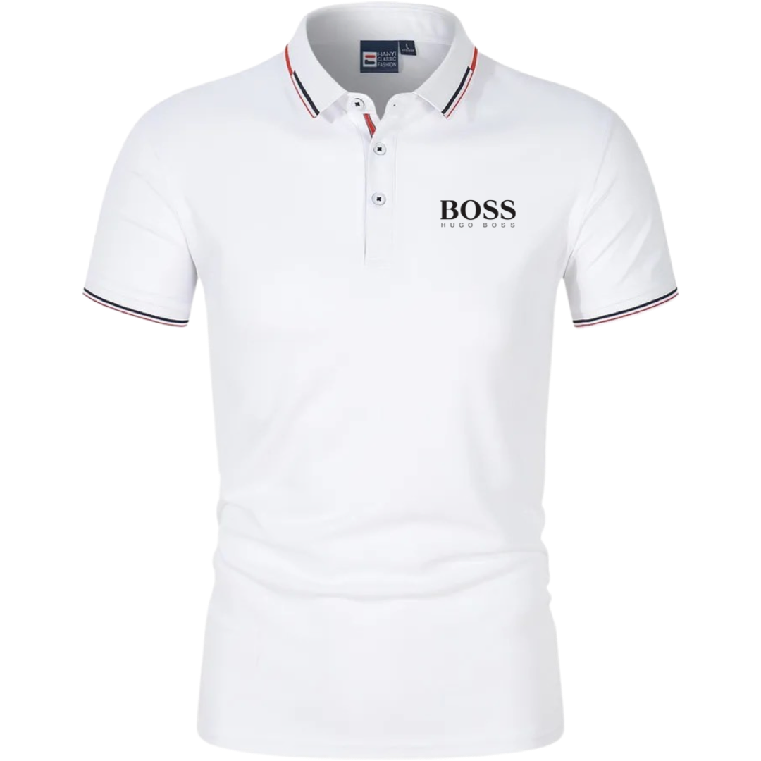 Ᏼοѕѕ – Polo Uomo Elegante in Cotone Premium