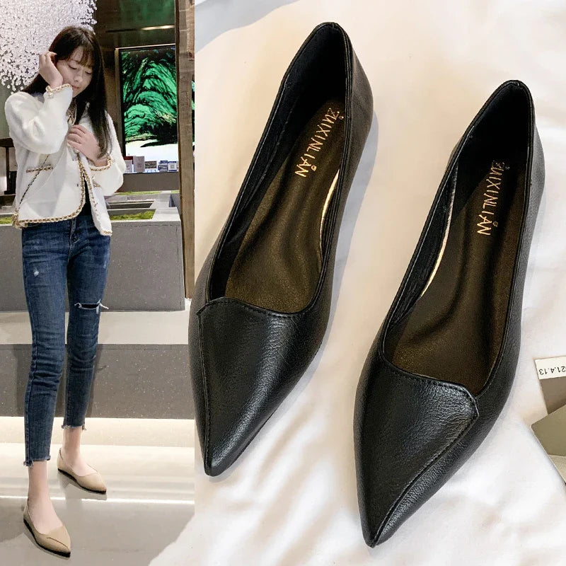 ballerine donna, scarpe slip on donna, ballerine eleganti, scarpe punta donna, scarpe gialle donna, ballerine comode, ballerine casual, calzature comode donna, scarpe eleganti donna, scarpe moda donna, calzature donna in pelle, scarpe vivaci donna