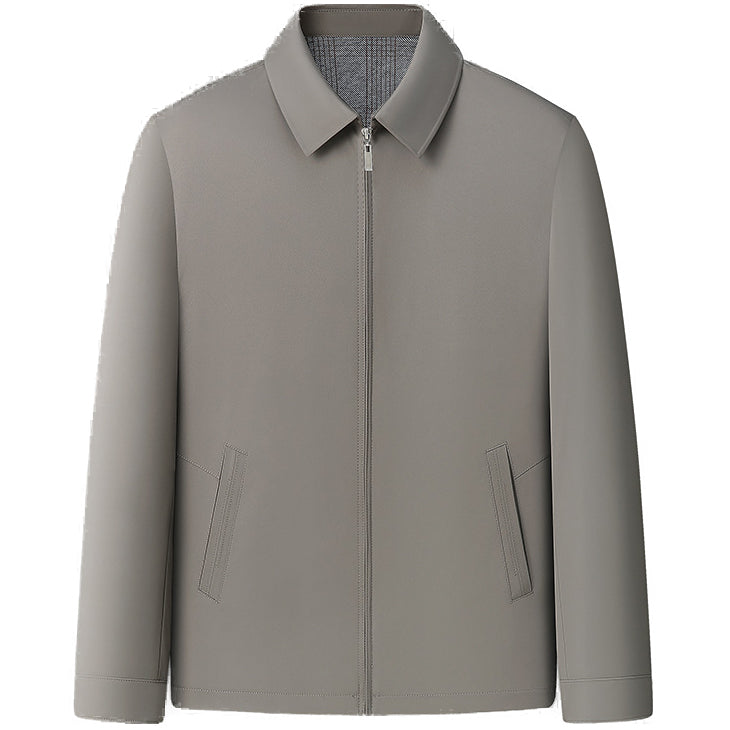 Giacca leggera con revers per taglie forti uomo