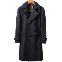 Cappotto doppiopetto in lana media lunghezza taglie forti