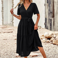 Vestito Midi Casual per Donna, Vestibilità Elegante e Tessuto Traspirante