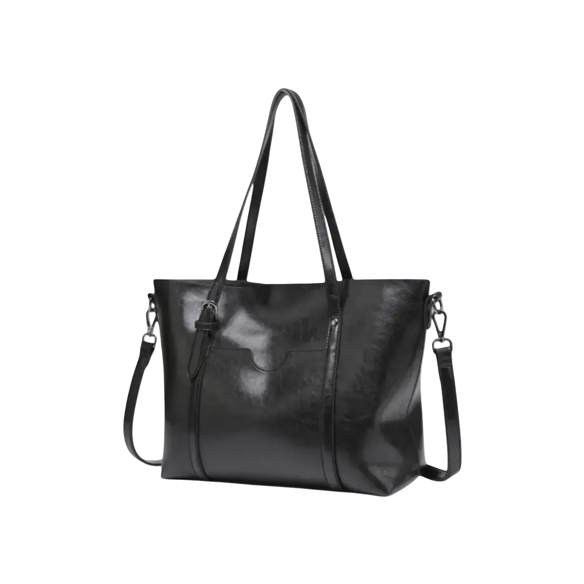 Testo alternativo: borsa a spalla, borsa capiente, borsa lavoro, borsa elegante, borsa con cerniera, borsa tracolla, borsa donna, borsa organizzata, borsa con tracolla, borsa da lavoro, borsa organizer. Borsa donna elegante e capiente, pensata per il lavoro, dotata di pratica tracolla regolabile e cerniera. Design organizzato per tenere tutto in ordine; ideale come borsa a spalla, elegante e versatile.