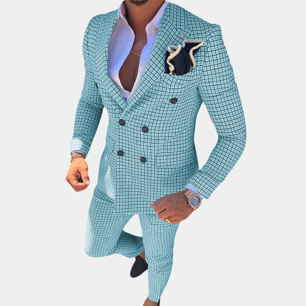 Elegante Completo Due Pezzi in Tessuto Confortevole per Tutte le Stagioni