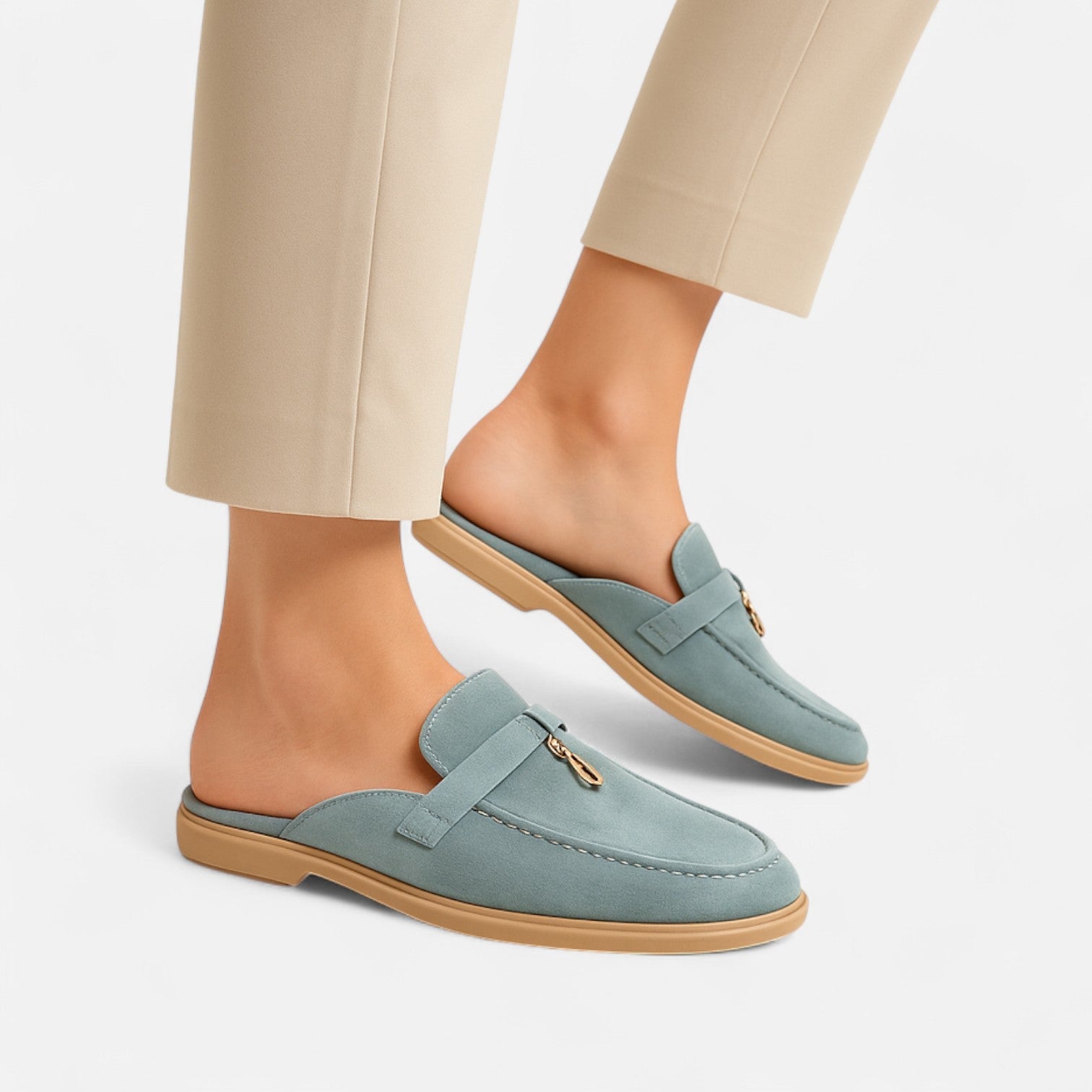 Mocassini Estivi per Donna – Leggerezza e Stile Senza Sforzo blu marine - azzurro cielo