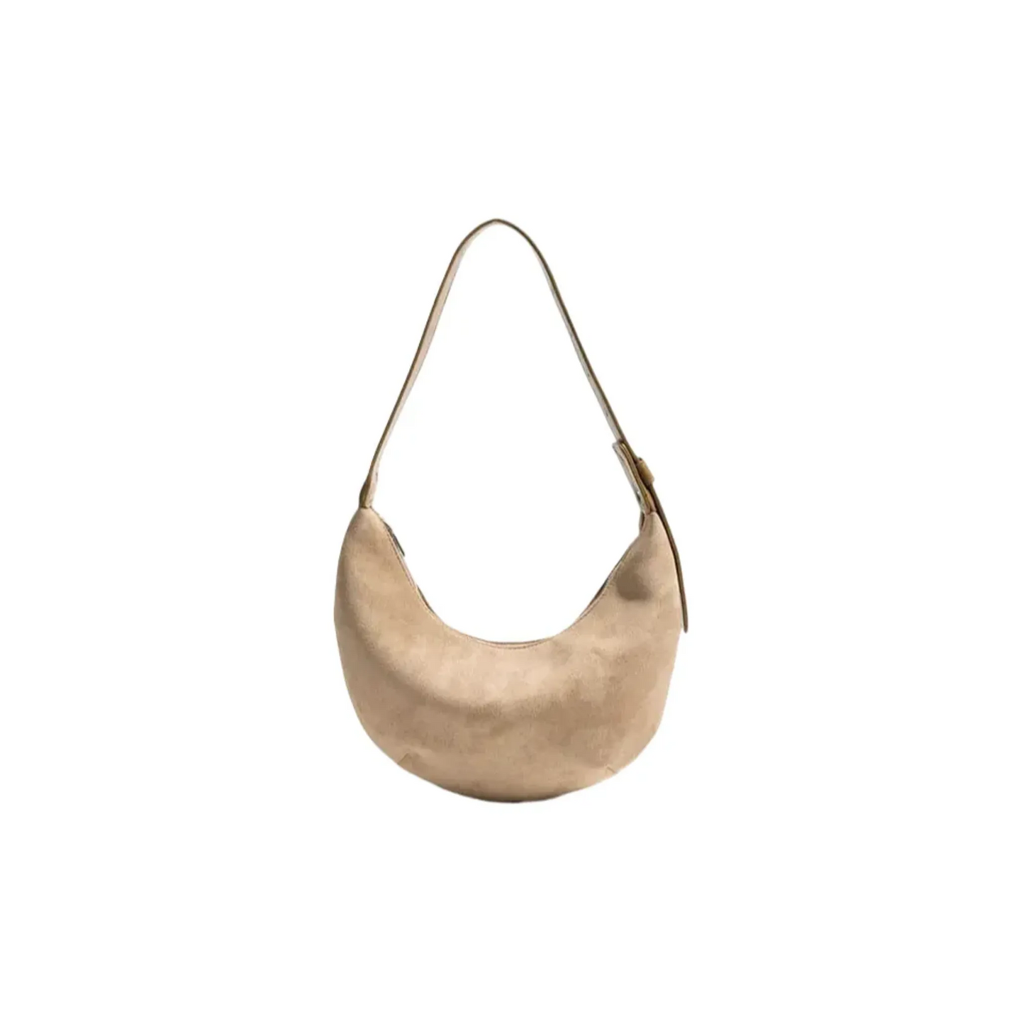 Borsa Hobo Mezzaluna | Suede a Spalla