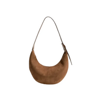 Borsa Hobo Mezzaluna | Suede a Spalla