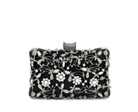 Borsa Pochette Rigida Ricamata | Dettagli con Strass