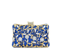Borsa Pochette Rigida Ricamata | Dettagli con Strass